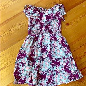 a dress with flower designs on it